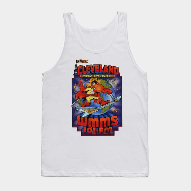 90s WMMS Cleveland Radio Station Tank Top by HARDER.CO